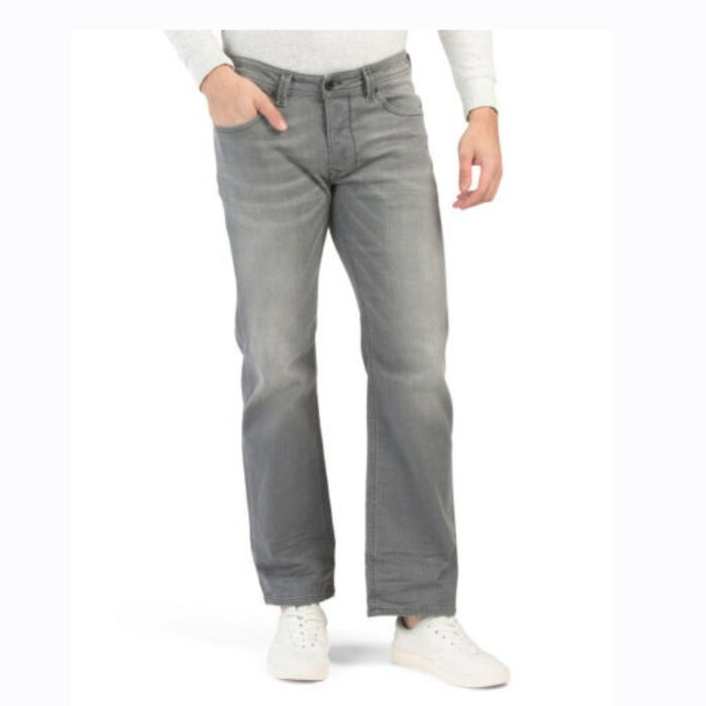 New Diesel Larkee Regular Straight Grey Jeans Men's 34x30